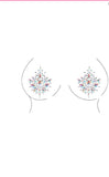Le Désir Open-Cup Tie Dye Strappy Teddy & Nipple Bling in O