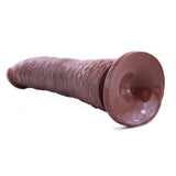 Basix Slim 7 Inch Dildo in Brown Pipedream