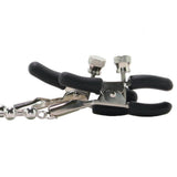 Beaded Nipple Clamps in Silver CalExotics