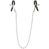 Beaded Nipple Clamps in Silver CalExotics