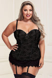 Baci Bustier & Gstring (XL)