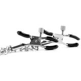 Breathable Ball Gag with Nipple Clamps Electric Eel