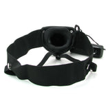 Fetish Fantasy Hollow Vibrating Strap-On in Black Pipedream