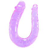 Lucky Lady Dual Stimulator Dildo in Purple Pipedream