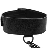Sex & Mischief Shadow Sparkle Collar and Cuff Set Sportsheets