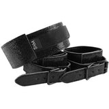 Sex & Mischief Shadow Sparkle Collar and Cuff Set Sportsheets