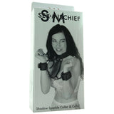 Sex & Mischief Shadow Sparkle Collar and Cuff Set Sportsheets