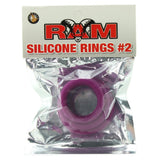 Silicone Cock Rings #2 in Purple Nasstoys