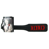 XOXO Paddle in Black Sportsheets