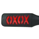 XOXO Paddle in Black Sportsheets