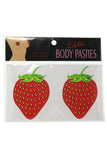 strawberry edible body pasties